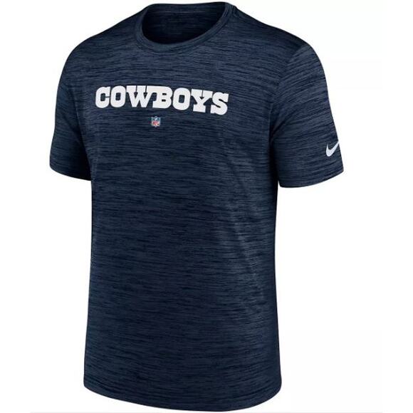 Nike Other - Nike Men's T-shirt Small Navy Dallas‎ Cowboys Team Issue Velocity Short Sleeve
